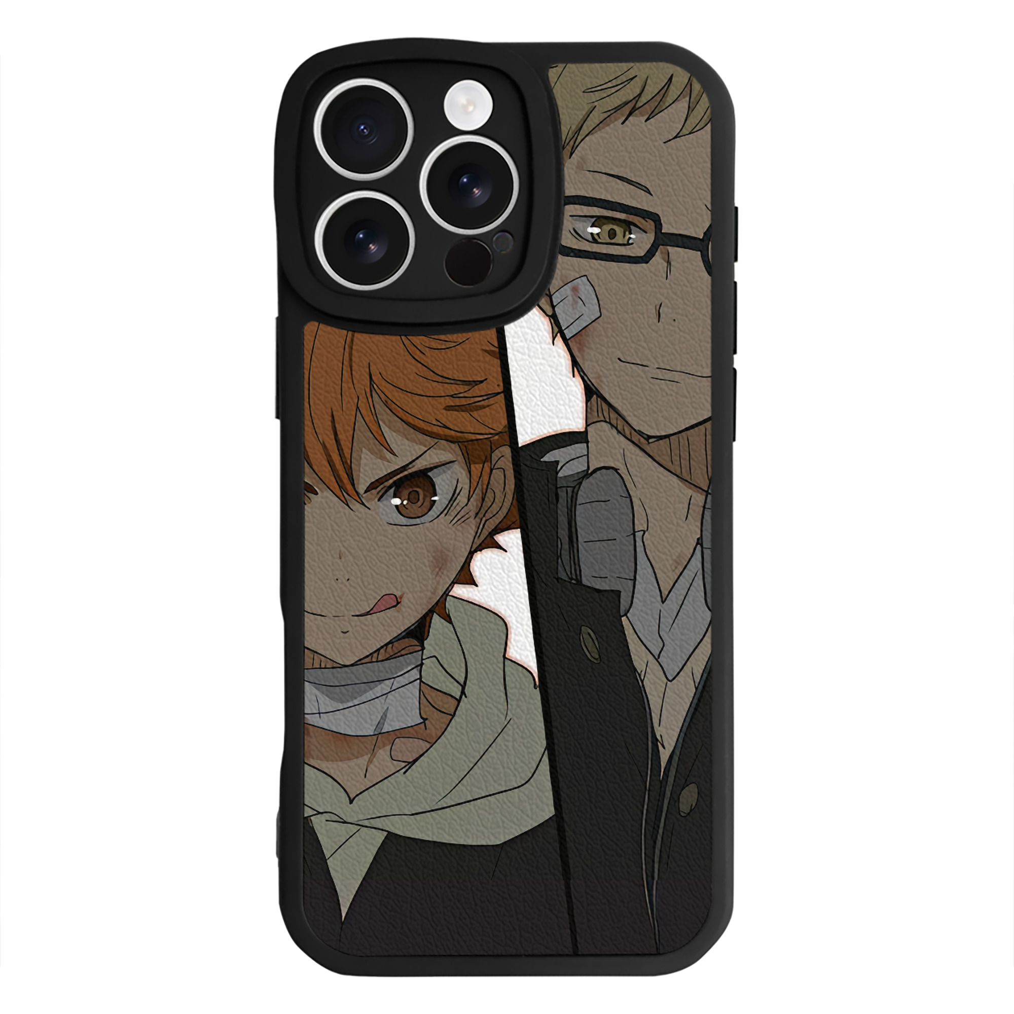 （画像用） ハイキュー!! Haikyu!! 【iPhone 16シリーズ対応】シリコンスマホケース（レザー調） 材質：シリコン